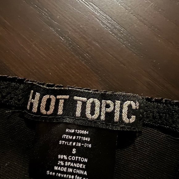 Hot Topic Black and White corset - Picture 3 of 3